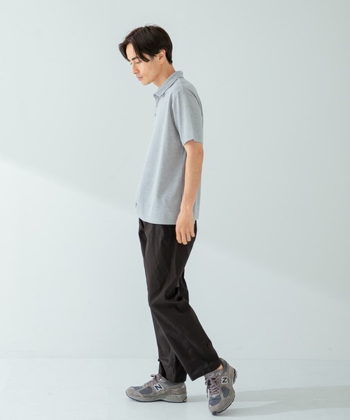 URBAN RESEARCH ROSSO MEN（アーバンリサーチロッソメン）の「『XLサイズあり』ハイパフォーマンス鹿の子ポロシャツ（ポロシャツ・メンズ・グレー/ホワイト/カーキ/ブラック/ブラウン/ブルー系その他/レッド/ネイビー・MEDIUM/SMALL/X-LARGE/LARGE）」の15枚目の写真