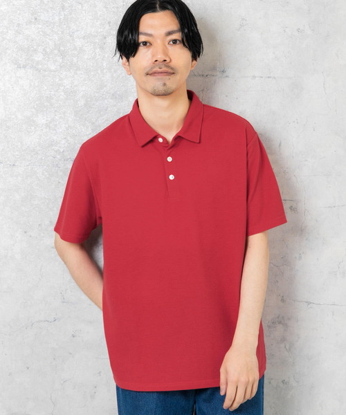 URBAN RESEARCH ROSSO MEN（アーバンリサーチロッソメン）の「『XLサイズあり』ハイパフォーマンス鹿の子ポロシャツ（ポロシャツ・メンズ・グレー/ホワイト/カーキ/ブラック/ブラウン/ブルー系その他/レッド/ネイビー・MEDIUM/SMALL/X-LARGE/LARGE）」の17枚目の写真