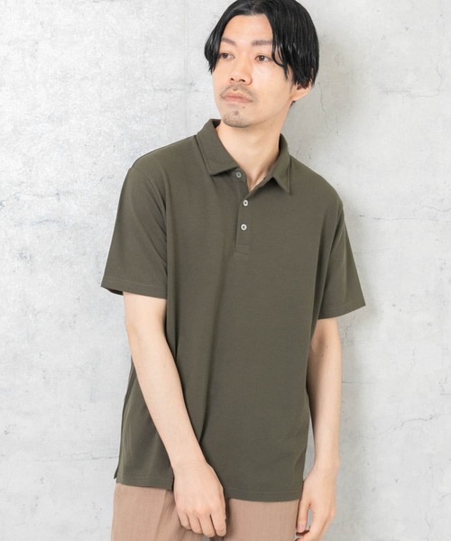 URBAN RESEARCH ROSSO MEN（アーバンリサーチロッソメン）の「『XLサイズあり』ハイパフォーマンス鹿の子ポロシャツ（ポロシャツ・メンズ・グレー/ホワイト/カーキ/ブラック/ブラウン/ブルー系その他/レッド/ネイビー・MEDIUM/SMALL/X-LARGE/LARGE）」の20枚目の写真