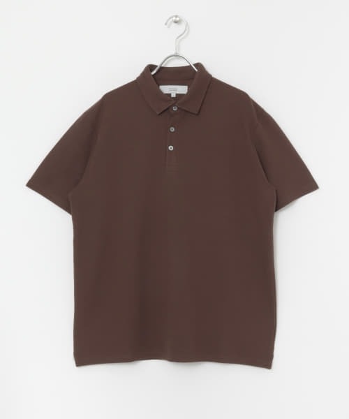 URBAN RESEARCH ROSSO MEN（アーバンリサーチロッソメン）の「『XLサイズあり』ハイパフォーマンス鹿の子ポロシャツ（ポロシャツ・メンズ・グレー/ホワイト/カーキ/ブラック/ブラウン/ブルー系その他/レッド/ネイビー・MEDIUM/SMALL/X-LARGE/LARGE）」の9枚目の写真