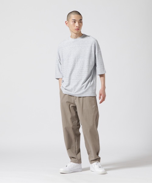 URU(ウル)の「URU/ウル/SHORT SLEEVE TEE(Tシャツ/カットソー・メンズ・ブルー/アイボリー/グレー・2)」の7枚目の写真