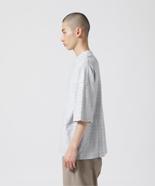 URU(ウル)の「URU/ウル/SHORT SLEEVE TEE(Tシャツ/カットソー・メンズ・ブルー/アイボリー/グレー・2)」の8枚目の写真