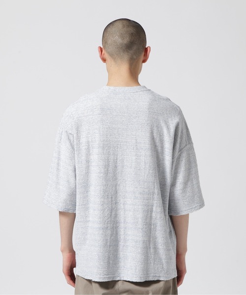 URU(ウル)の「URU/ウル/SHORT SLEEVE TEE(Tシャツ/カットソー・メンズ・ブルー/アイボリー/グレー・2)」の9枚目の写真