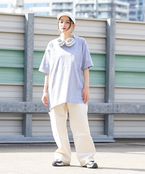 PRO CLUB (プロクラブ)の「【PRO CLUB/プロクラブ】6.5oz S/S Crew Neck T-Shirt オーバーサイズ 無地 半袖 Tシャツ ヘビーウェイト(Tシャツ/カットソー・メンズ・ブラック/オリーブ/杢グレー/チャコールグレー/ホワイト/グリーン/ネイビー/パープル・LARGE/X-LARGE/MEDIUM/SMALL)」の20枚目の写真