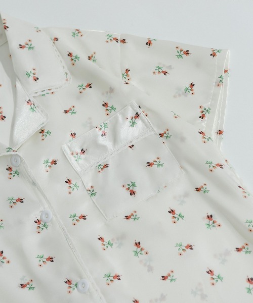 MAISON DE THERESE（メゾン ド テレーズ）の「涼感半袖開襟パジャマ（ルームウェア/パジャマ・レディース・G/E/A/C/D/J/B/H/F/I/K/L/M/N/P/O・L/M/XL）」の19枚目の写真