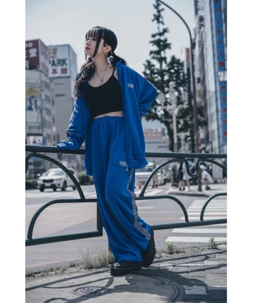 L.H.P(エルエイチピー)の「gibous/ギボス/コラボジャージパンツ(その他パンツ・レディース・パープル/ホワイト・L/M)」の13枚目の写真