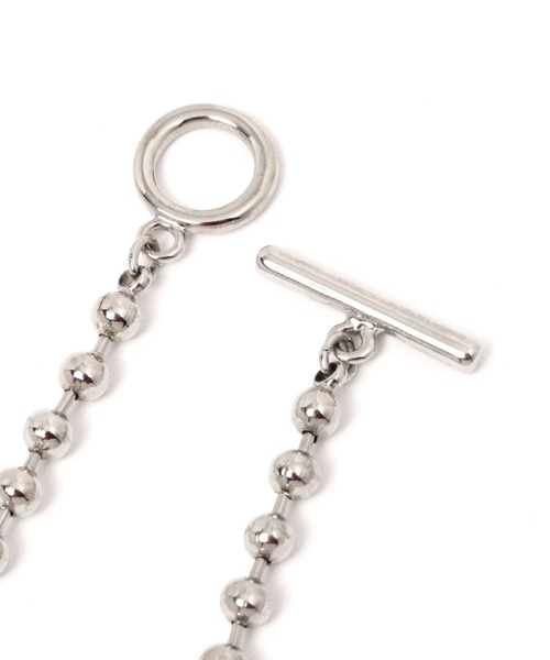 LEPSIM（レプシィム）の「ボールチェーンロングネックレス　906380（ネックレス・レディース・シルバー/ゴールド・ONE SIZE）」の4枚目の写真