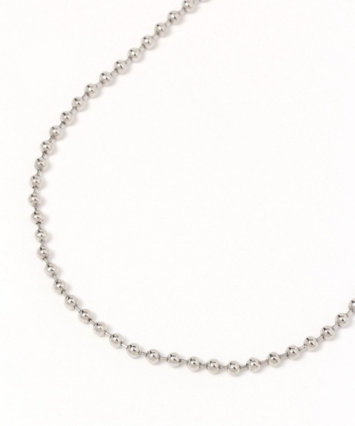 LEPSIM（レプシィム）の「ボールチェーンロングネックレス　906380（ネックレス・レディース・シルバー/ゴールド・ONE SIZE）」の8枚目の写真