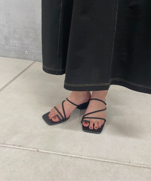 un dix cors（アンディコール）の「ドライタッチウエスト切替ワンピース（ワンピース・レディース・ブラック/カーキ・FREE）」の12枚目の写真