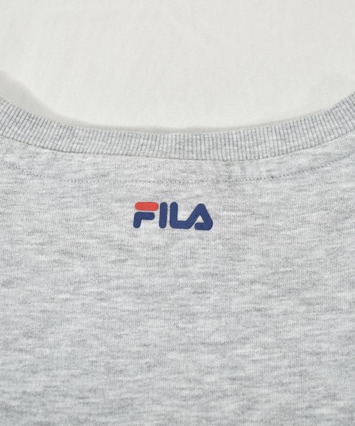 FILA(フィラ)の「【ヴィンテージ古着】FILA / フィラ ロゴプリント クルーネックスウェット(スウェット・メンズ・グレー・LARGE)」の4枚目の写真