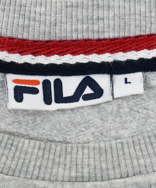 FILA(フィラ)の「【ヴィンテージ古着】FILA / フィラ ロゴプリント クルーネックスウェット(スウェット・メンズ・グレー・LARGE)」の7枚目の写真