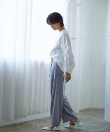 シャーリングロングスリーブT-シャツ