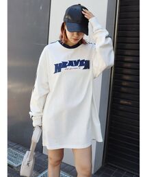 EVRIS | スリーブラインカットミニワンピース(ワンピース)