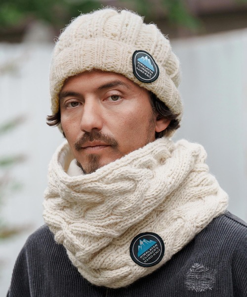 mko11311-【HIMALAYAN CLIMBERS HAND-KNIT別注】手編みキャップ