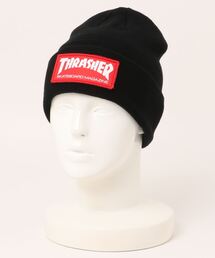 THRASHER(XbV[)EMBROIDERED LOGO KNIT CAP BEANIE/XbV[jbgLbvEr[j[(jbgLbv/r[j[)