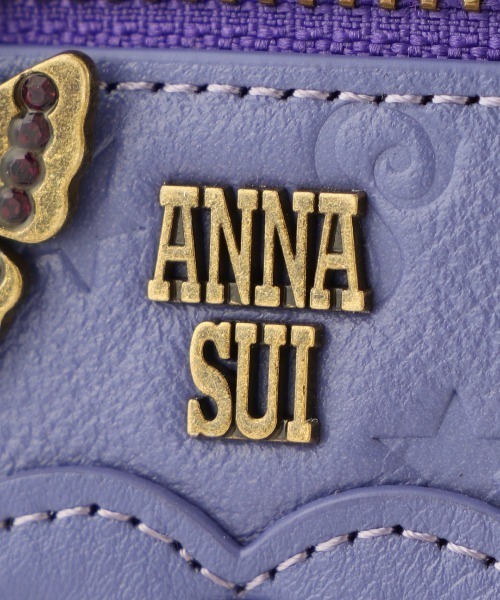 アナスイ ANNA SUI エンボス蝶模様 二つ折り財布 ベロニカ 口金二つ折り財布 | アナ スイ(ANNA SUI) | マルイ