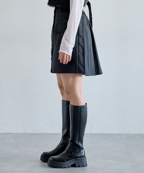 PAGEBOY(ページボーイ)の「チェックプリーツミニスカート(スカート・レディース・ネイビー系/ブラック/ホワイト系その他/グリーン系その他・FREE)」の11枚目の写真