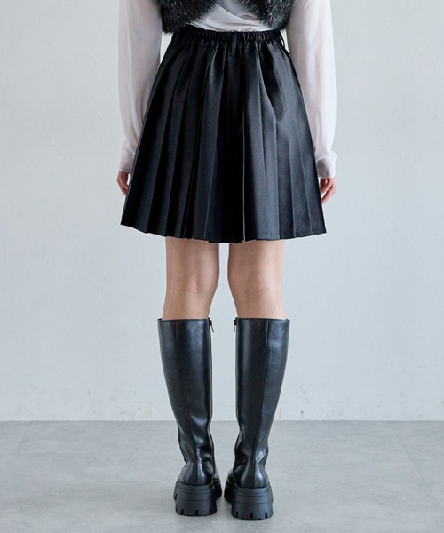 ✅いっし ページ✅Malbon プリーツスカート グリーン M✨ サイドテールの日୨୧