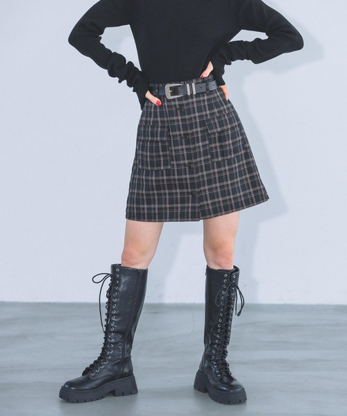 ✅いっし ページ✅Malbon プリーツスカート グリーン M✨ Malbon プリーツスカート グリーン XS〜Lサイズ展開 刺繍ロゴ