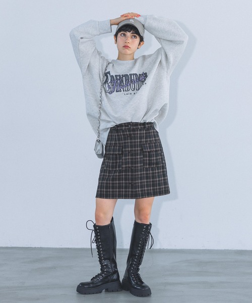 ✅いっし ページ✅Malbon プリーツスカート グリーン M✨ Malbon プリーツスカート グリーン XS〜Lサイズ展開 刺繍ロゴ