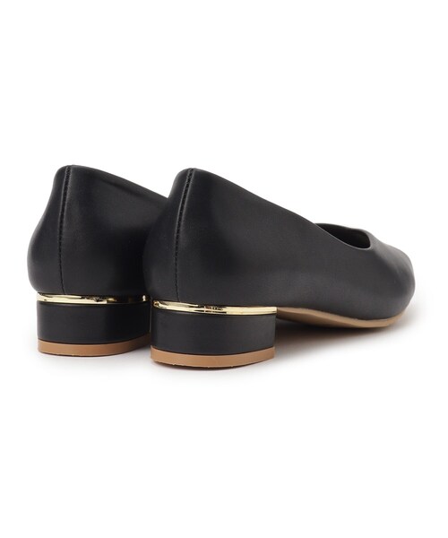 grove(グローブ)の「◆Vカットメタルパーツローヒールパンプス【人間工学】(パンプス・レディース・ベージュ系その他3/ブラック/オフホワイト・30/35/40)」の6枚目の写真