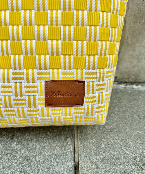 Kastane(カスタネ)の「【A4対応】ベトナムカゴBAG(かごバッグ・レディース・ライトグレー/イエロー/オレンジ/パープル系その他/グレー系その他/グリーン系その他・FREE)」の12枚目の写真