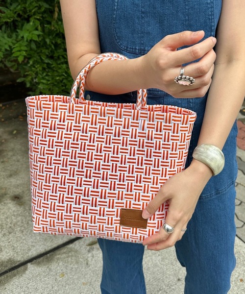 Kastane(カスタネ)の「【A4対応】ベトナムカゴBAG(かごバッグ・レディース・ライトグレー/イエロー/オレンジ/パープル系その他/グレー系その他/グリーン系その他・FREE)」の20枚目の写真