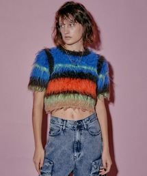 MAISON SPECIAL（メゾンスペシャル）の「Multi Border Compact Knit/マルチボーダーコンパクトニット【MAISON SPECIAL/メゾンスペシャル】（ニット/セーター）」
