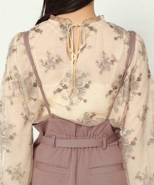 mysty woman（ミスティウーマン）の「サスツキナロー前ボタンスカート 973627（スカート・レディース・チャコールグレー/マスタード/モカ/ライトベージュ・FREE）」の17枚目の写真