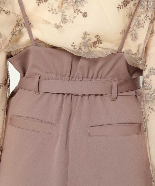 mysty woman（ミスティウーマン）の「サスツキナロー前ボタンスカート 973627（スカート・レディース・チャコールグレー/マスタード/モカ/ライトベージュ・FREE）」の8枚目の写真