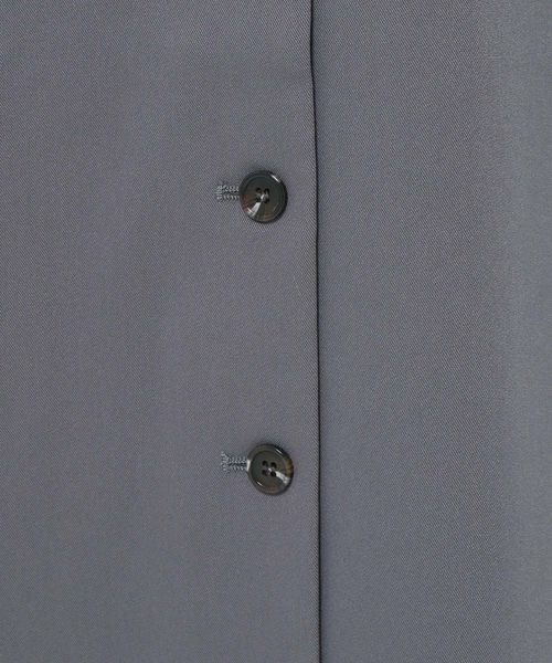 mysty woman（ミスティウーマン）の「サスツキナロー前ボタンスカート 973627（スカート・レディース・チャコールグレー/マスタード/モカ/ライトベージュ・FREE）」の13枚目の写真