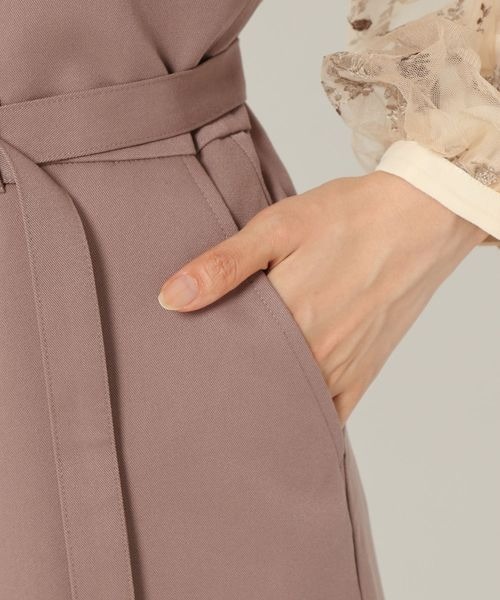 mysty woman（ミスティウーマン）の「サスツキナロー前ボタンスカート 973627（スカート・レディース・チャコールグレー/マスタード/モカ/ライトベージュ・FREE）」の10枚目の写真