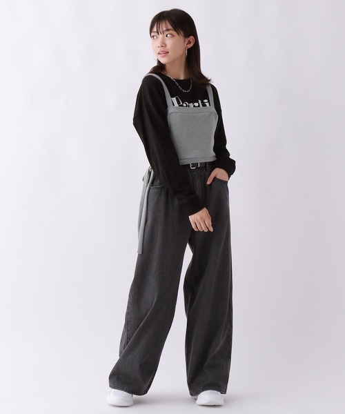 repipi armario（レピピ アルマリオ）の「ビスチェツキティアードワンピース（ワンピース・キッズ・ブラック系/ブラウン系・SMALL/MEDIUM/LARGE）」の15枚目の写真