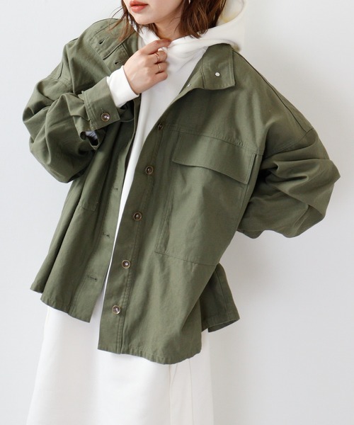 hunch(ハンチ)の「hunch ふわ軽裏起毛スウェット サイドリブフーディOP(ワンピース・レディース・オフホワイト・FREE)」の2枚目の写真