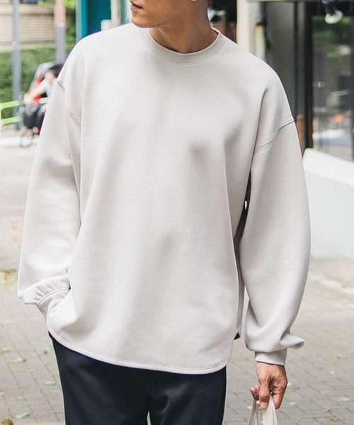 セール】メンズ ダンボールニットテールカットトップス（Tシャツ