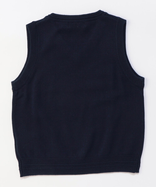 COMME CA ISM（コムサイズム）の「ベーシック　ニット　ベスト(100-130cm)（ベスト・キッズ・ブラック/グレー/ネイビー・130cm/120cm/110cm/100cm）」の12枚目の写真