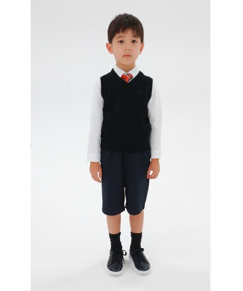 COMME CA ISM（コムサイズム）の「ベーシック　ニット　ベスト(100-130cm)（ベスト・キッズ・ブラック/グレー/ネイビー・130cm/120cm/110cm/100cm）」の5枚目の写真