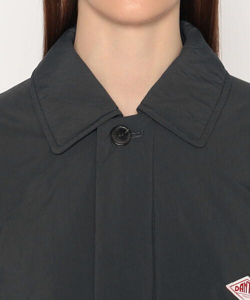 DANTON（ダントン）の「WOMEN'S NYLON TAFFETA INSULATION COAT（ステンカラーコート・レディース・チャコール/ベージュ・S/XS/M）」の11枚目の写真