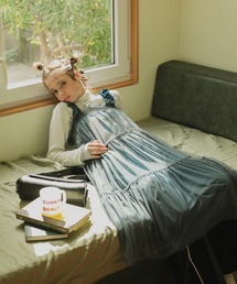 forksy.（フォルクシー）の「【forksy.】マルチウェイベロア＆チュールワンピース（ワンピース）」