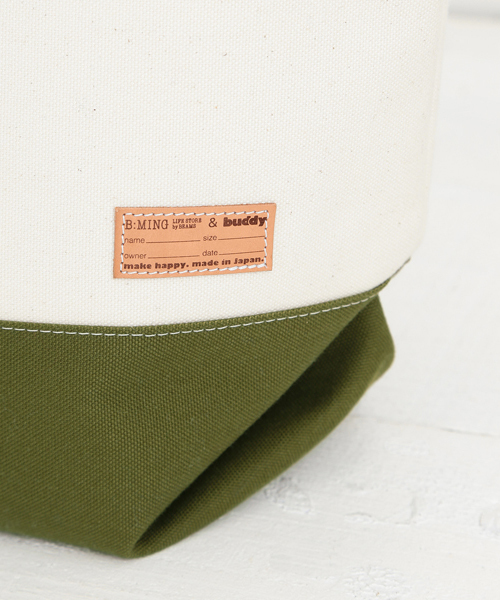 B:MING by BEAMS(ビーミングバイビームス)の「<VERY11月号掲載>buddy×B:MING / 別注Collar レザートート 15FW(トートバッグ・レディース・ブラック/オリーブ・ONE SIZE)」の7枚目の写真