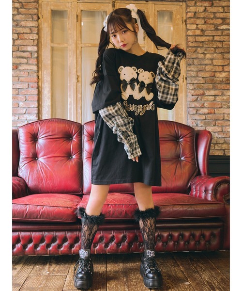 Ank Rouge（アンクルージュ）の「ふたごくまちゃんロンTE（T