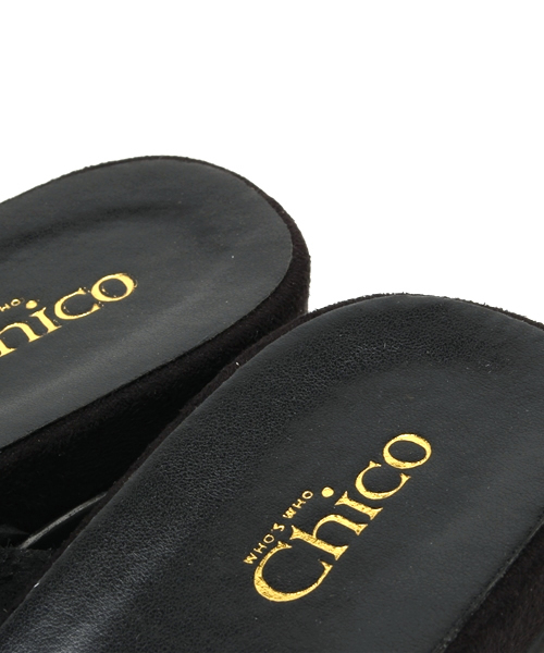 Chico（チコ）の「クロス厚底サンダル（サンダル・レディース・ホワイト/ブラック/シルバー・SMALL/MEDIUM/LARGE）」の9枚目の写真