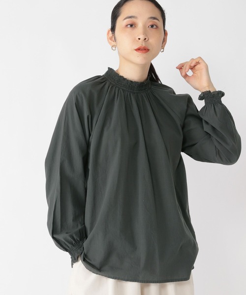 ブラウス シャツ レースボレロsetシャーリングトップス レディース studio CLIP ブラウス シャツ レースシャーリングブラウス