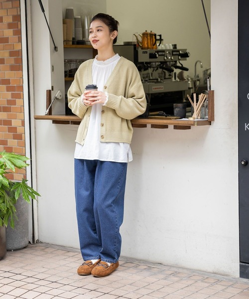 セール】レースシャーリングブラウス（シャツ/ブラウス）｜studio CLIP