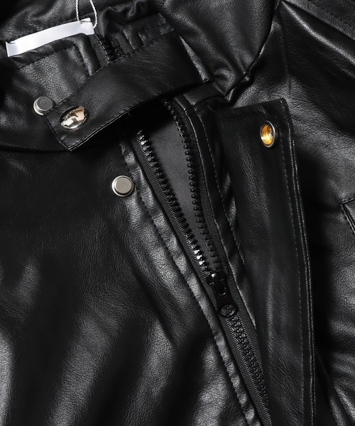 ROOPTOKYO（ループトウキョウ）の「Leather Jacket フェイクレザージャケット ブルゾン（ブルゾン・メンズ・イエロー/ブラウン/ブラック・L/XL/M）」の8枚目の写真