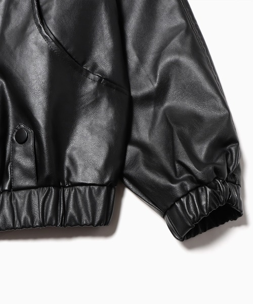 ROOPTOKYO（ループトウキョウ）の「Leather Jacket フェイクレザージャケット ブルゾン（ブルゾン・メンズ・イエロー/ブラウン/ブラック・L/XL/M）」の12枚目の写真
