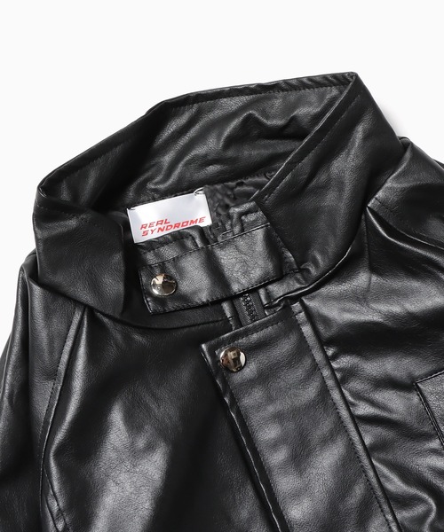 ROOPTOKYO（ループトウキョウ）の「Leather Jacket フェイクレザージャケット ブルゾン（ブルゾン・メンズ・イエロー/ブラウン/ブラック・L/XL/M）」の6枚目の写真