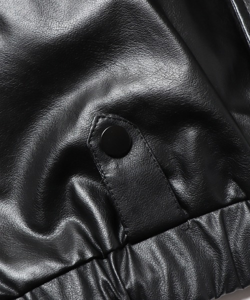 ROOPTOKYO（ループトウキョウ）の「Leather Jacket フェイクレザージャケット ブルゾン（ブルゾン・メンズ・イエロー/ブラウン/ブラック・L/XL/M）」の11枚目の写真