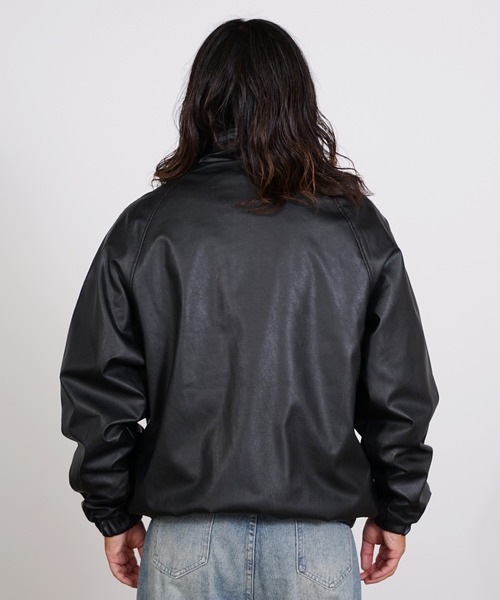 ROOPTOKYO（ループトウキョウ）の「Leather Jacket フェイクレザージャケット ブルゾン（ブルゾン・メンズ・イエロー/ブラウン/ブラック・L/XL/M）」の5枚目の写真