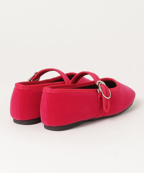 ROVERETO（ロベレート）の「∴【 ROVERETO / ロベレート 】 ベロア メリージェーン パンプス MARYJANE HDCKEX230505（パンプス・レディース・ベージュ/ブラック/ピンク/グリーン/ネイビー・M/S/L）」の6枚目の写真